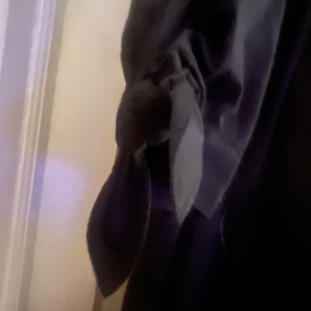 Talbots black cotton short dress